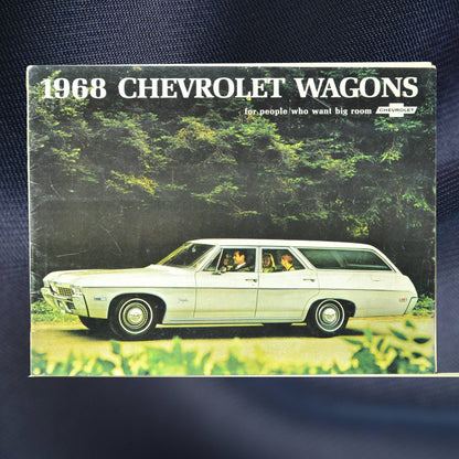 1968 Chevrolet Wagons Dealer Sales Brochure - Impala, Caprice, Chevelle, vintage ad