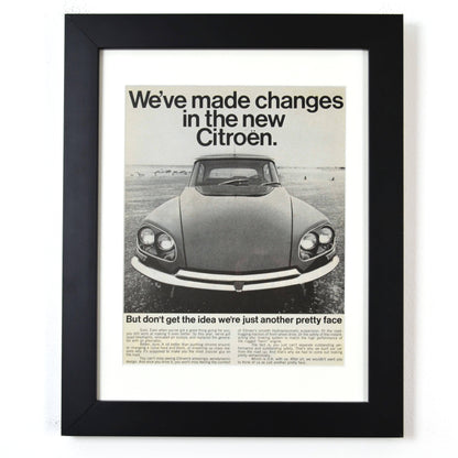 Vintage 1969 Citroën DS-21 Print Ad