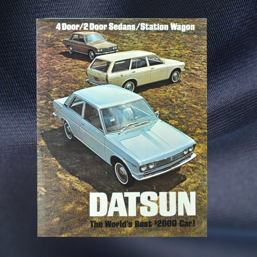 1969 Datsun Dealer Brochure - Rare Classic Car Ad