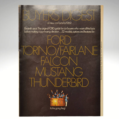 1969 Ford Buyer’s Digest original magazine insert dealer literature