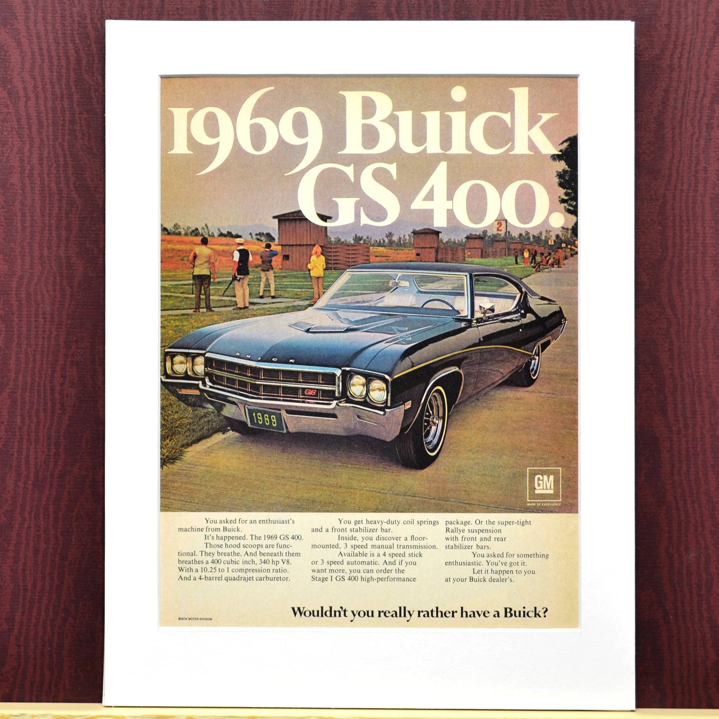 1969 Buick GS 400 Vintage Print 