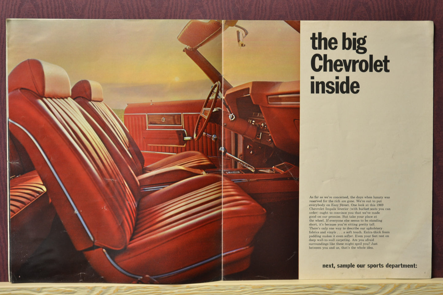 1969 Chevrolet Cars Viewpoint Dealer Brochure - Highlights for All Models inside