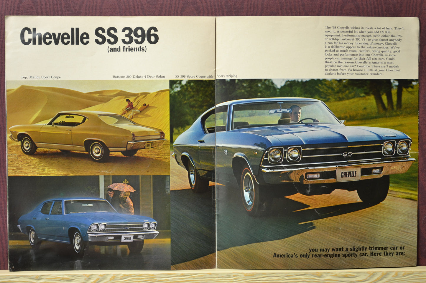 1969 Chevrolet Cars Viewpoint Dealer Brochure - Highlights for All Models chevelle