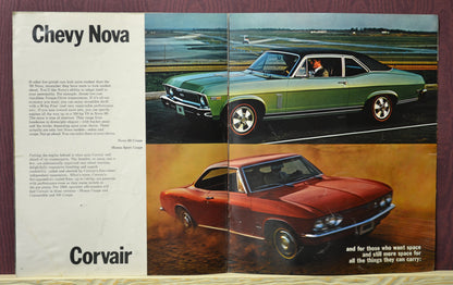 1969 Chevrolet Cars Viewpoint Dealer Brochure - Highlights for All Models, nova, corvair