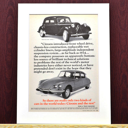 Vintage 1969 Citroën Print Ad