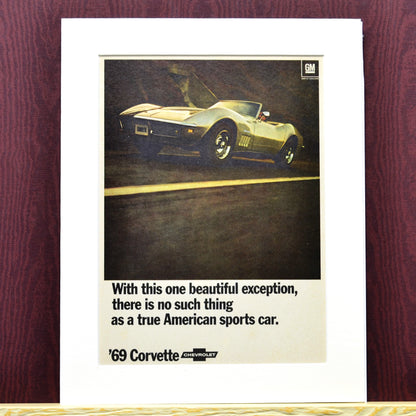 1969 Chevrolet Corvette Ad