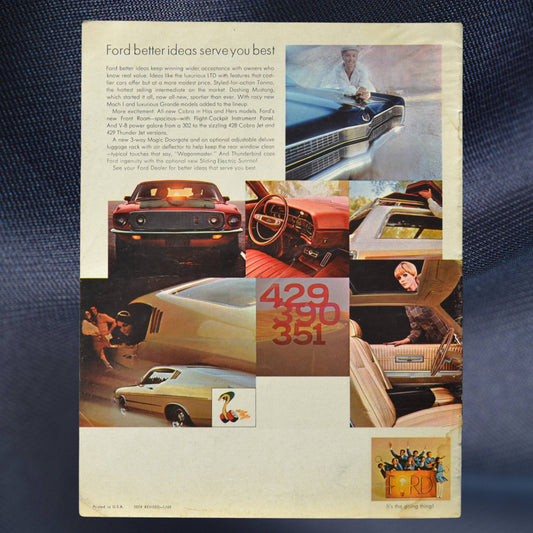 1969 Ford Buyer’s Digest Brochure back cover