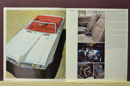 1969 Pontiac Firebird Sales Ad Brochure - Retro Automotive History convertible