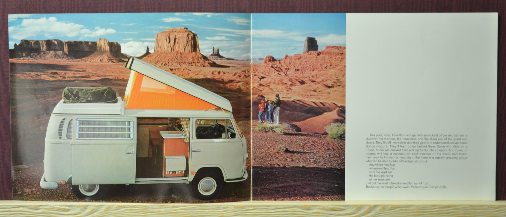 1969 Volkswagen camper van ad, campmobile