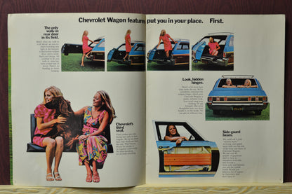 1970 Chevrolet Wagon Dealer Sales Brochure advertisement features