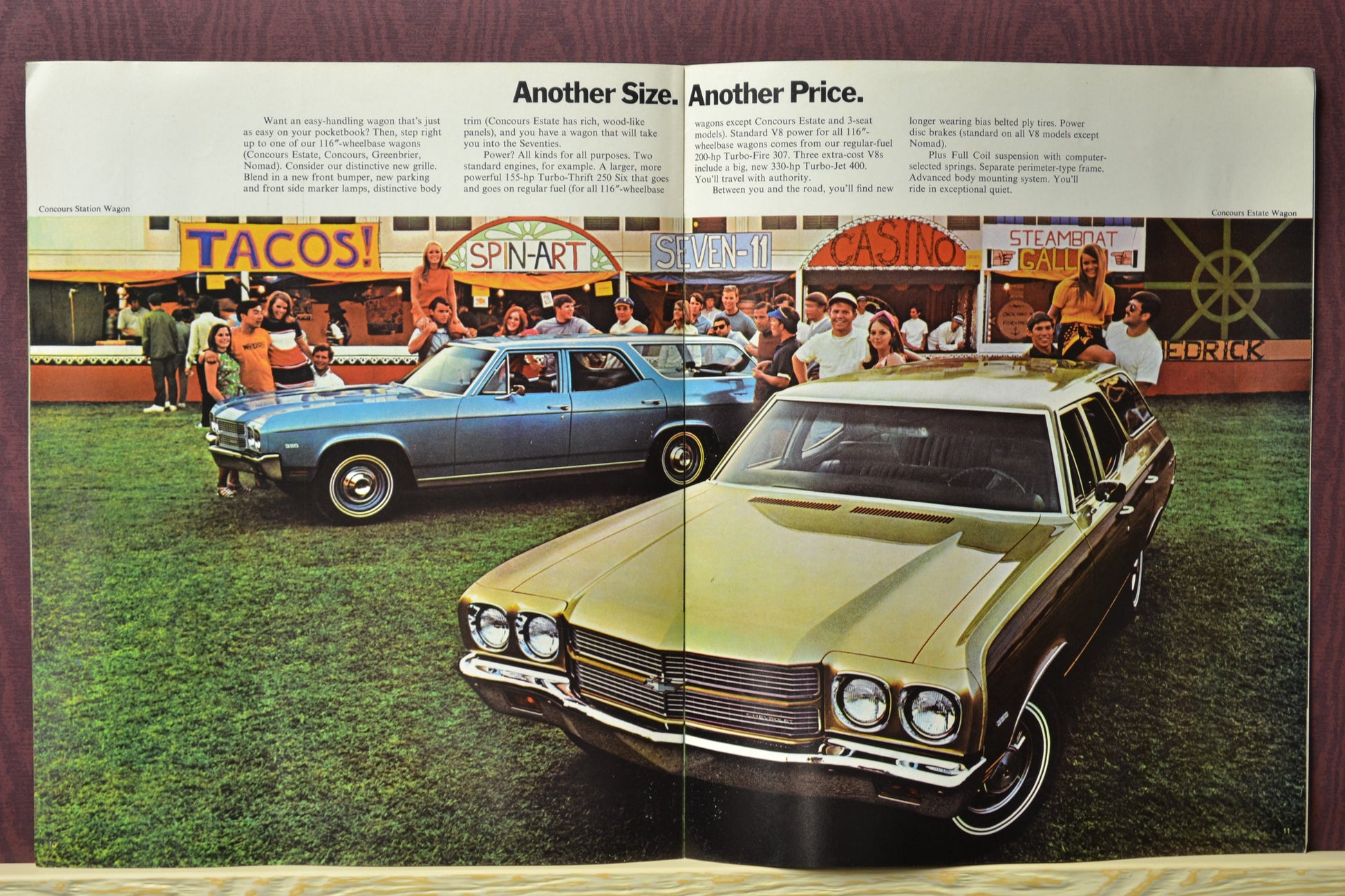 1970 Chevrolet Wagon Dealer Sales Brochure advertisement size and price