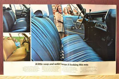 1970 Chevrolet Wagon Dealer Sales Brochure advertisement interior