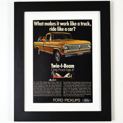 1970 Ford F-100 Pickup - Classic Truck Art for Mancave or Garage Decor