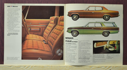 1973 AMC Dealer Brochure, matador equipment