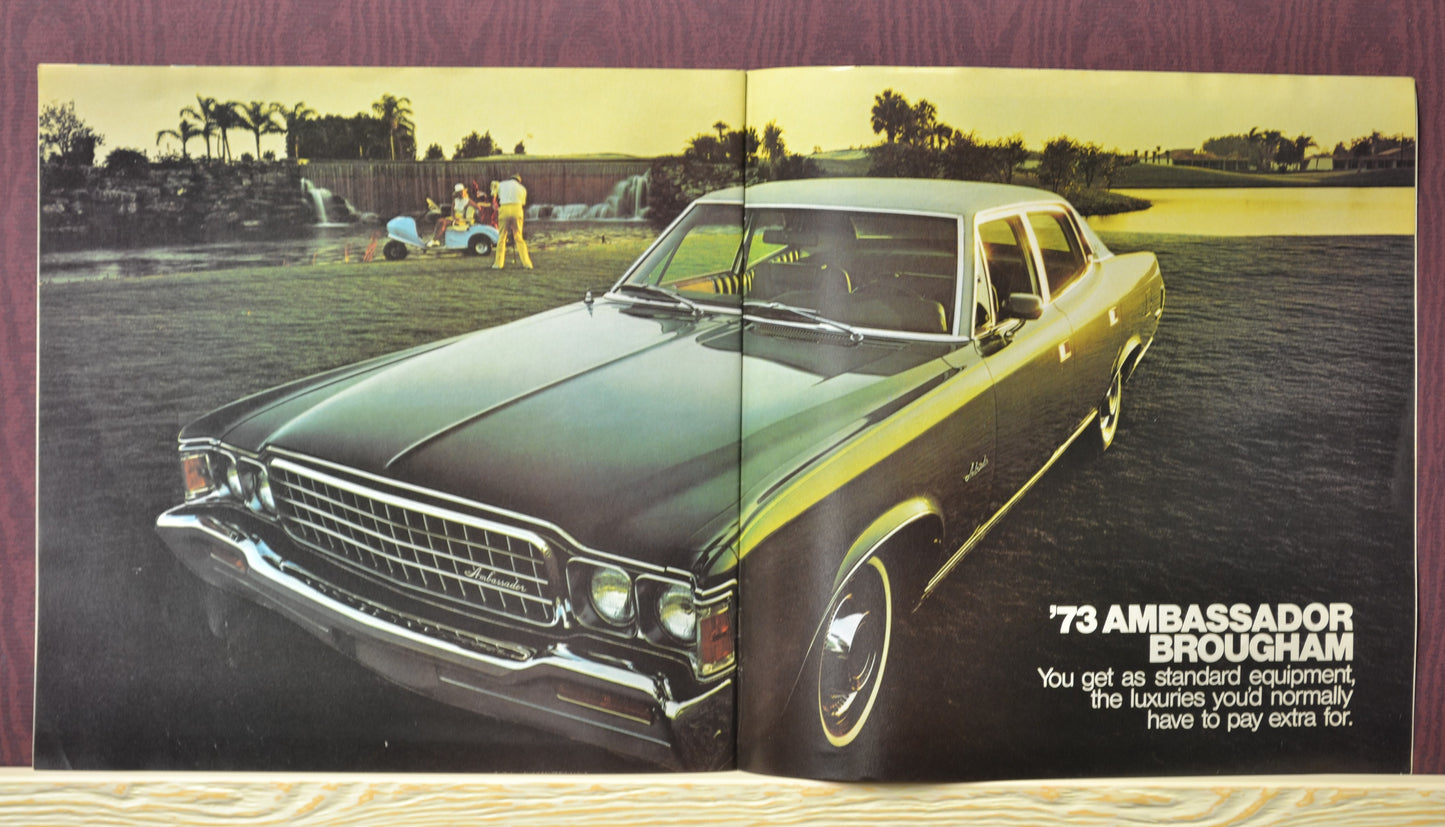 1973 AMC Dealer Brochure, ambassdor