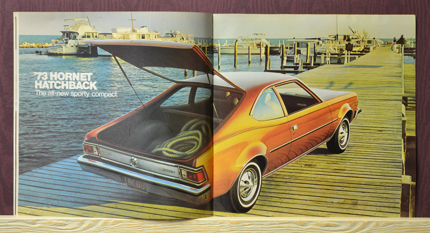 1973 AMC Dealer Brochure, hornet