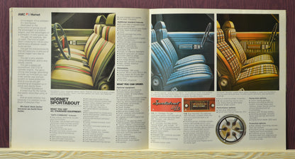 1973 AMC Dealer Brochure hornet interiors