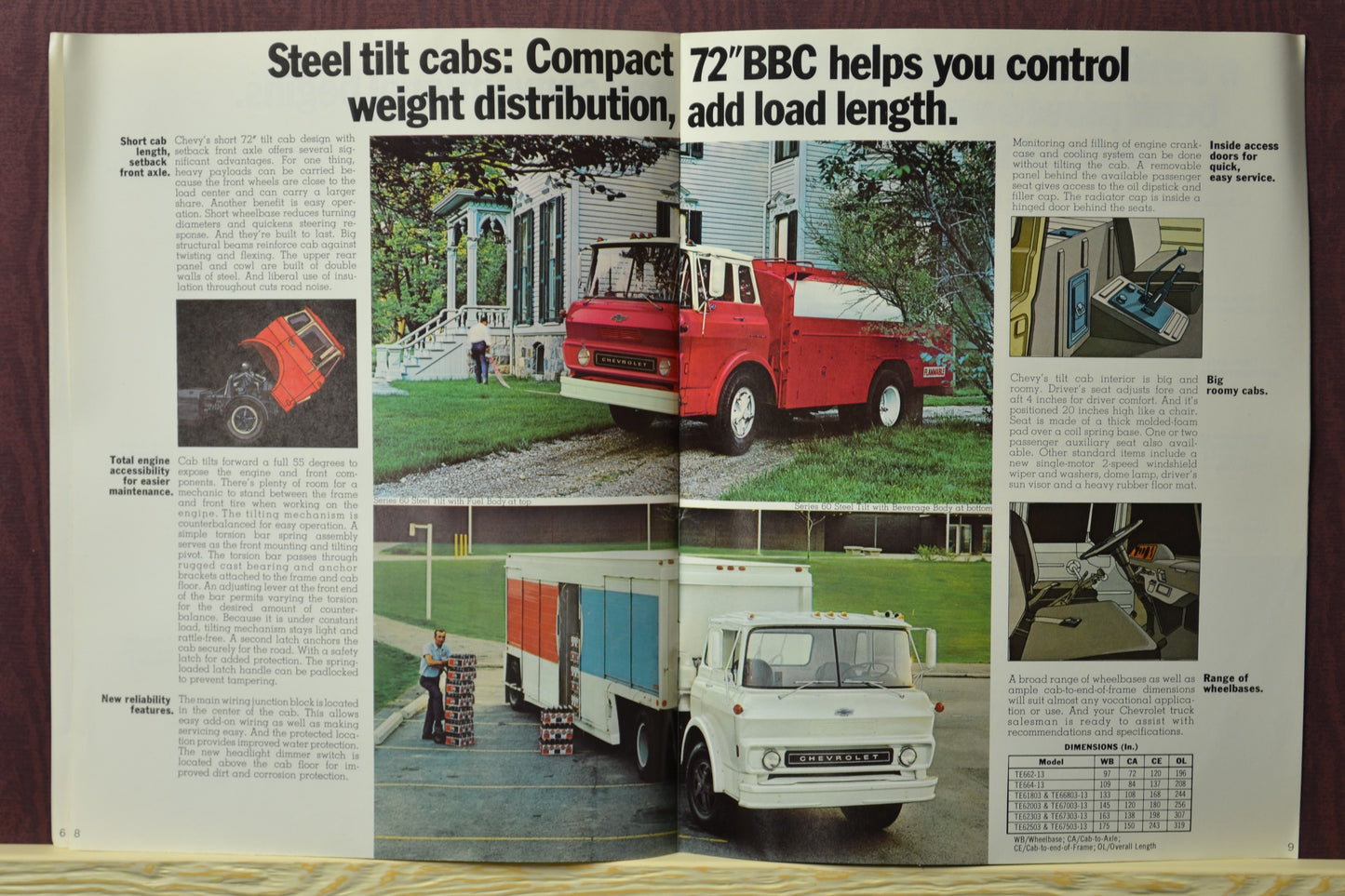 1973 Chevrolet Heavy-Duty Trucks Brochure - Conventional and Tilt Series tilt cab