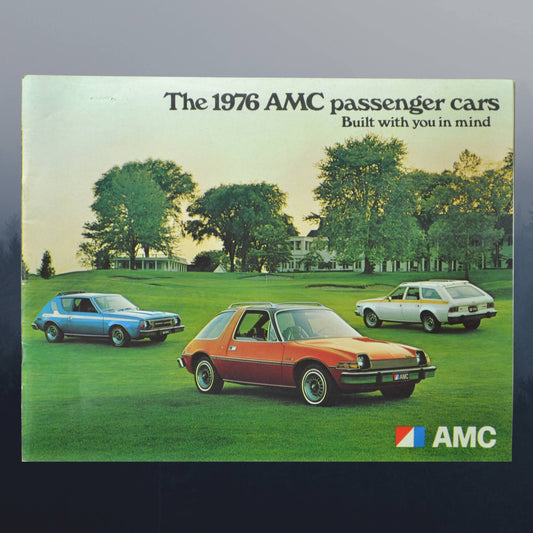 1976 AMC Passenger Cars Sales Ad Brochure – Classic Automotive Literature