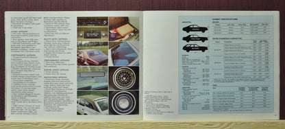 1976 AMC Passenger Cars Sales Ad Brochure – Classic Automotive Literature 22-23
