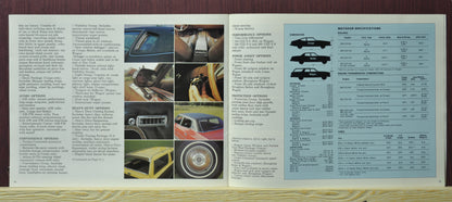 1976 AMC Passenger Cars Sales Ad Brochure – Classic Automotive Literature 30-31