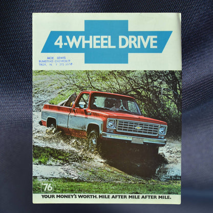 1976 Chevrolet 4-Wheel Drive Brochure - Classic Squarebody Memorabilia