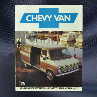 1976 Chevy Van Dealer Brochure: A Classic Look at a Reliable Workhorse