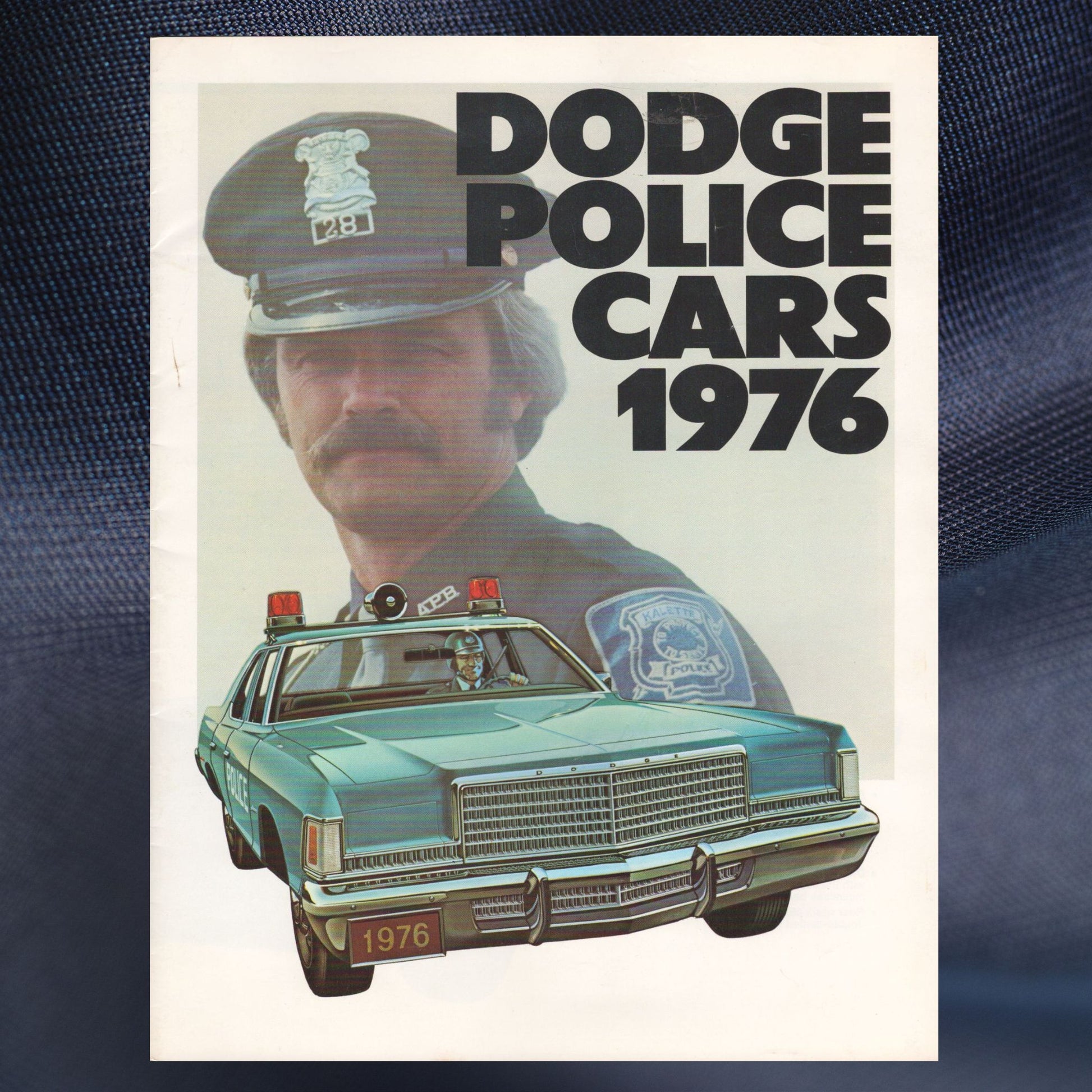 1976 Dodge Police Cars brochure cover Monaco patrol car