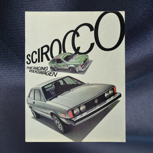 1977 Volkswagen Scirocco Sales Ad Brochure – Original VW Memorabilia