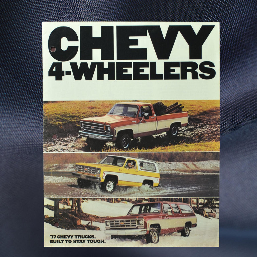 1977 Chevy 4-Wheelers Dealer Brochure - Classic 4WD Trucks