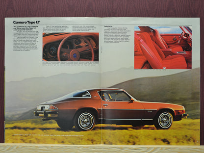 1977 Chevrolet Camaro dealer brochure ad., LT