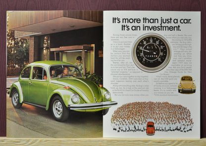 1977 Volkswagen Beetle Dealer Brochure - A Classic Car investment