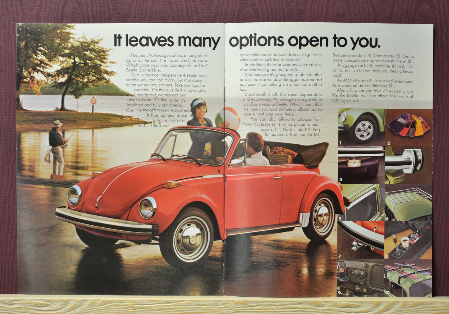 1977 Volkswagen Beetle Dealer Brochure - options