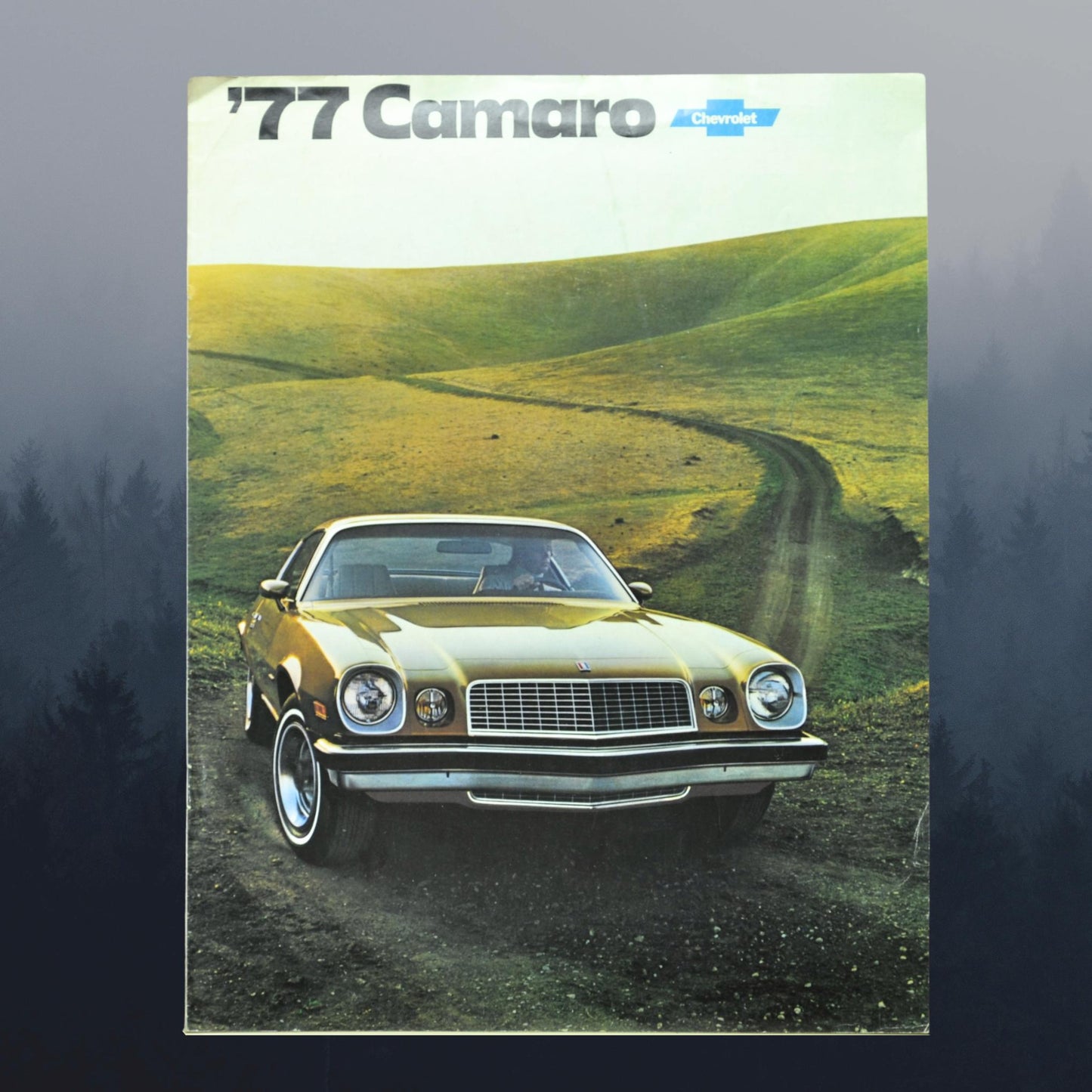 1977 Chevrolet Camaro dealer brochure ad.