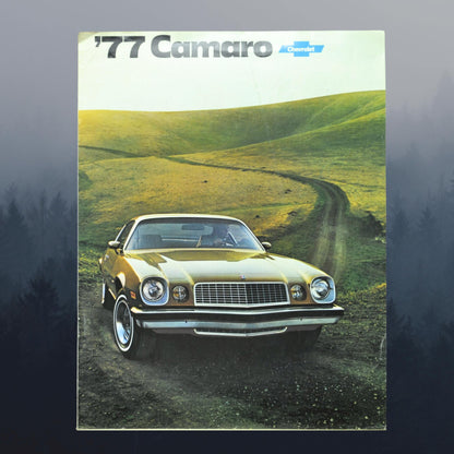 1977 Chevrolet Camaro dealer brochure ad.