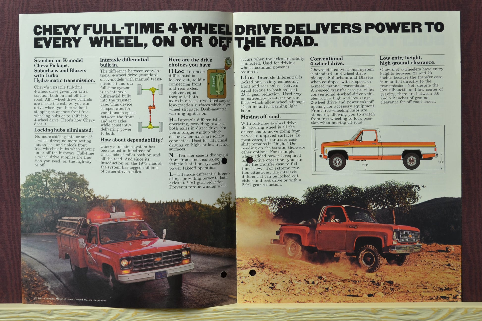 1977 Chevy 4-Wheel drive Dealer Brochure - Classic 4WD Trucks