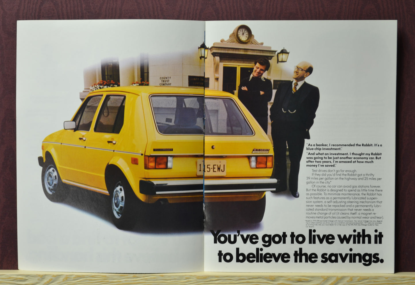 1977 Volkswagen Rabbit Dealer Brochure - Classic Automotive Literature, economy