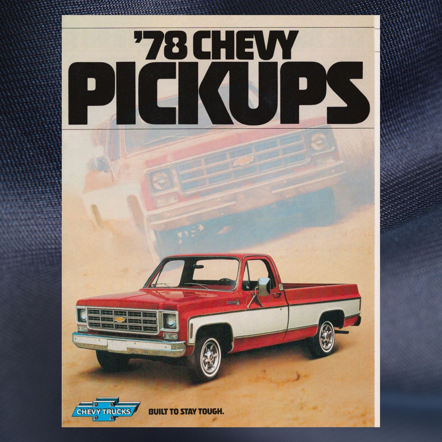 1978 Chevy Pickup Truck Brochure C10 C20 K10 Silverado Fleetside