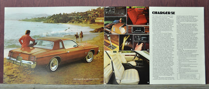 1978 dodge charger se brochure interior exterior center spread