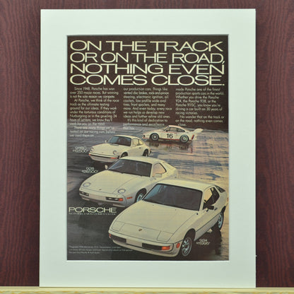 1978 Porsche Ad - Original Vintage Print