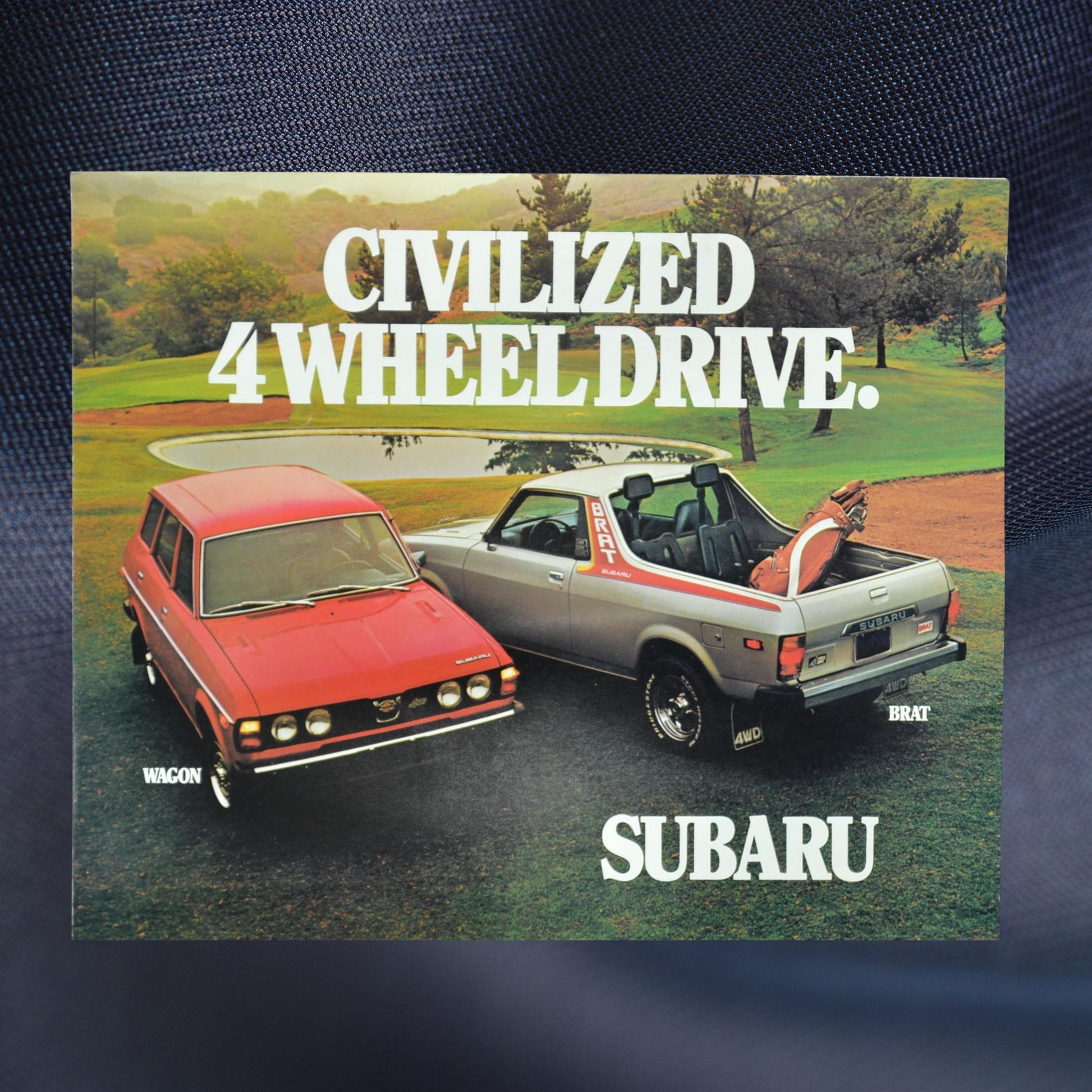 1978 Subaru 4WD Wagon & Brat Sales Brochure - Original Dealer Literature