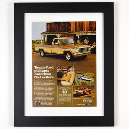 framed 1978 Ford F-100 Pickup Truck Ad