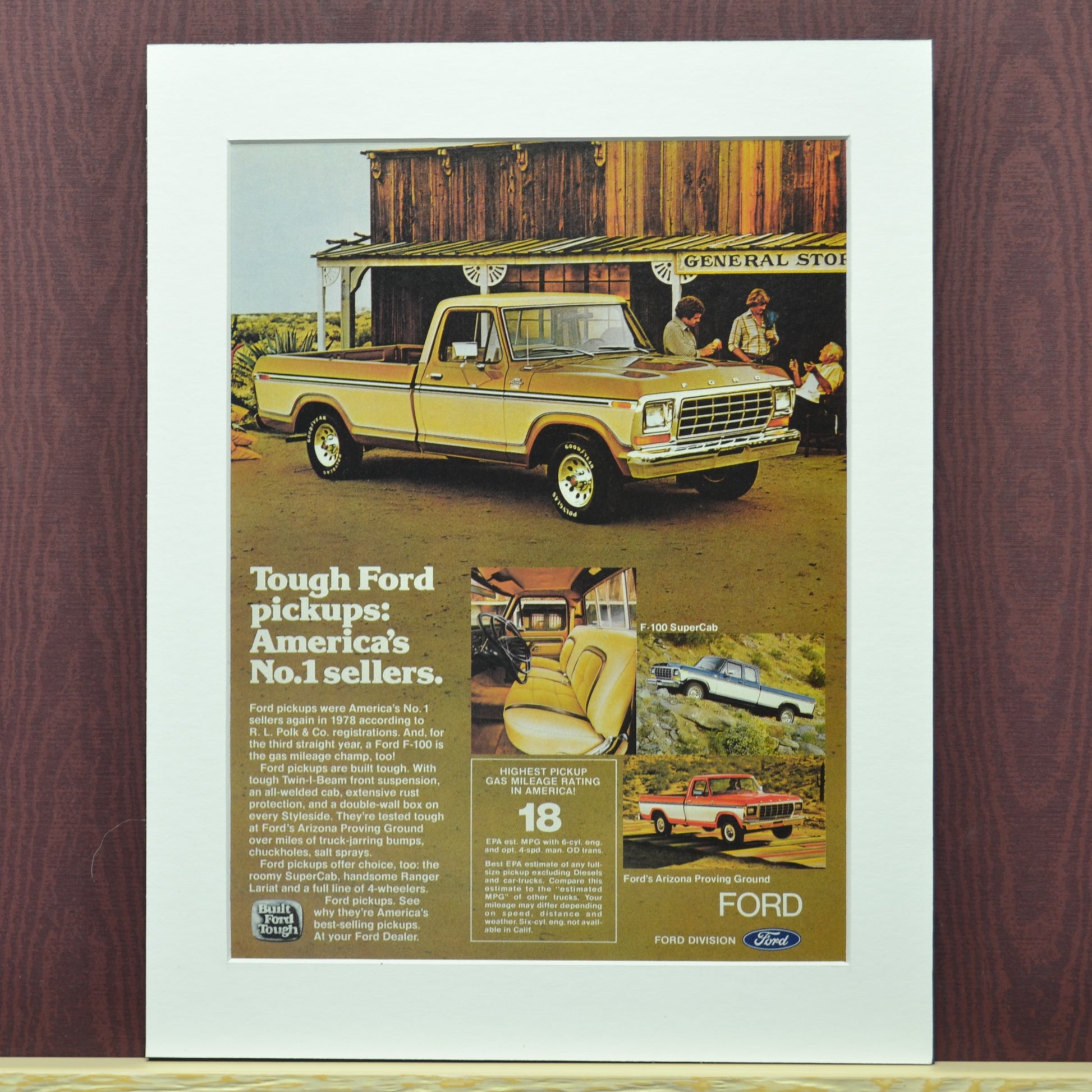 1978 Ford F-100 Pickup Truck Ad