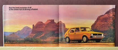 1978 Volkswagen Rabbit Dealer Brochure - Classic Automotive Literature, fun