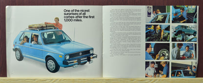 1978 Volkswagen Rabbit Dealer Brochure - Classic Automotive Literature, service