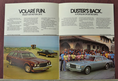 1979 plymouth volare brochure volare fun duster package