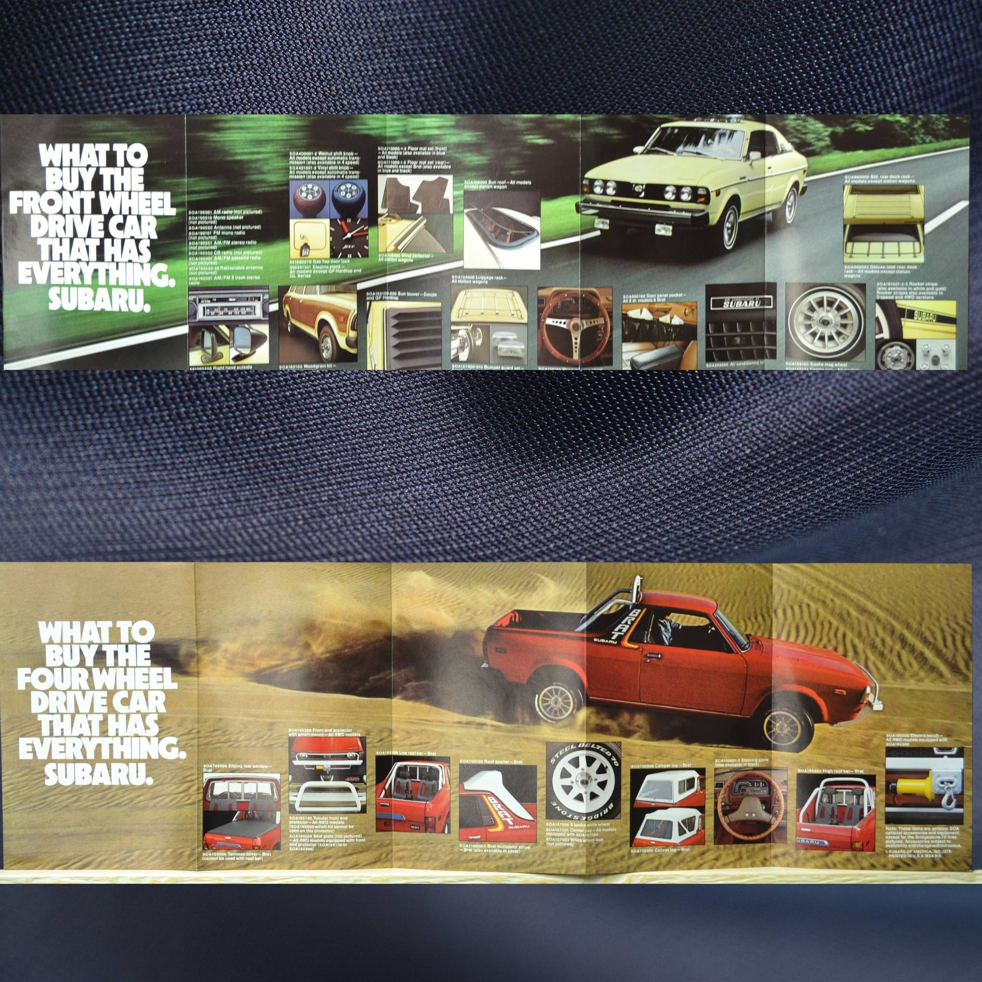 1979 Subaru Accessory Brochure