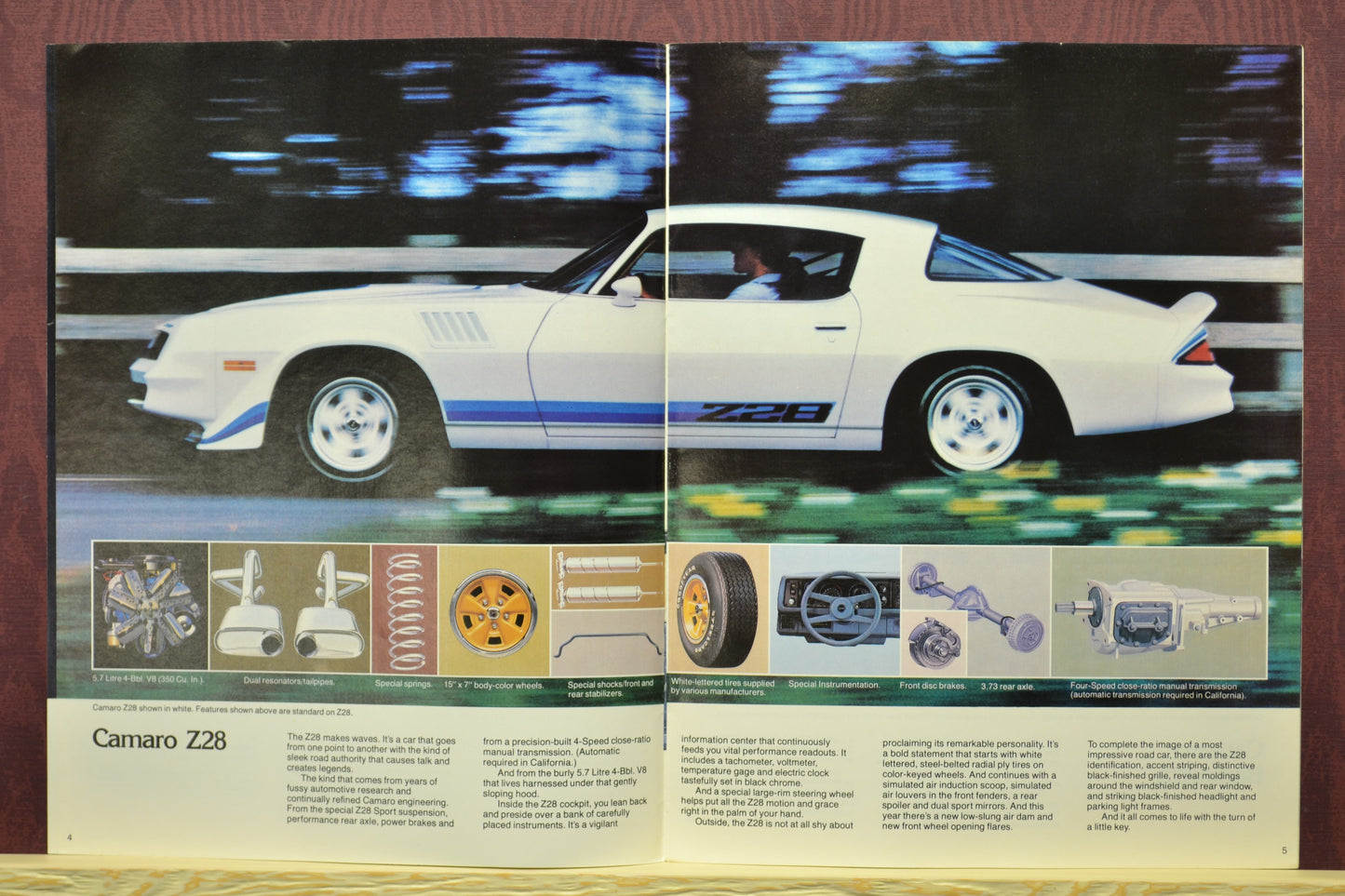 1979 Chevrolet Camaro ad brochure, z-28