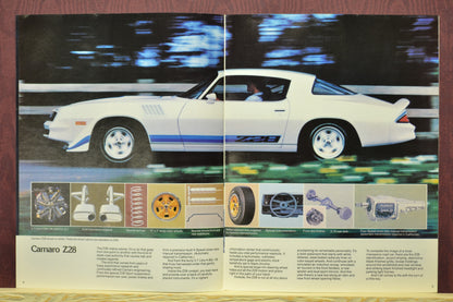 1979 Chevrolet Camaro ad brochure, z-28