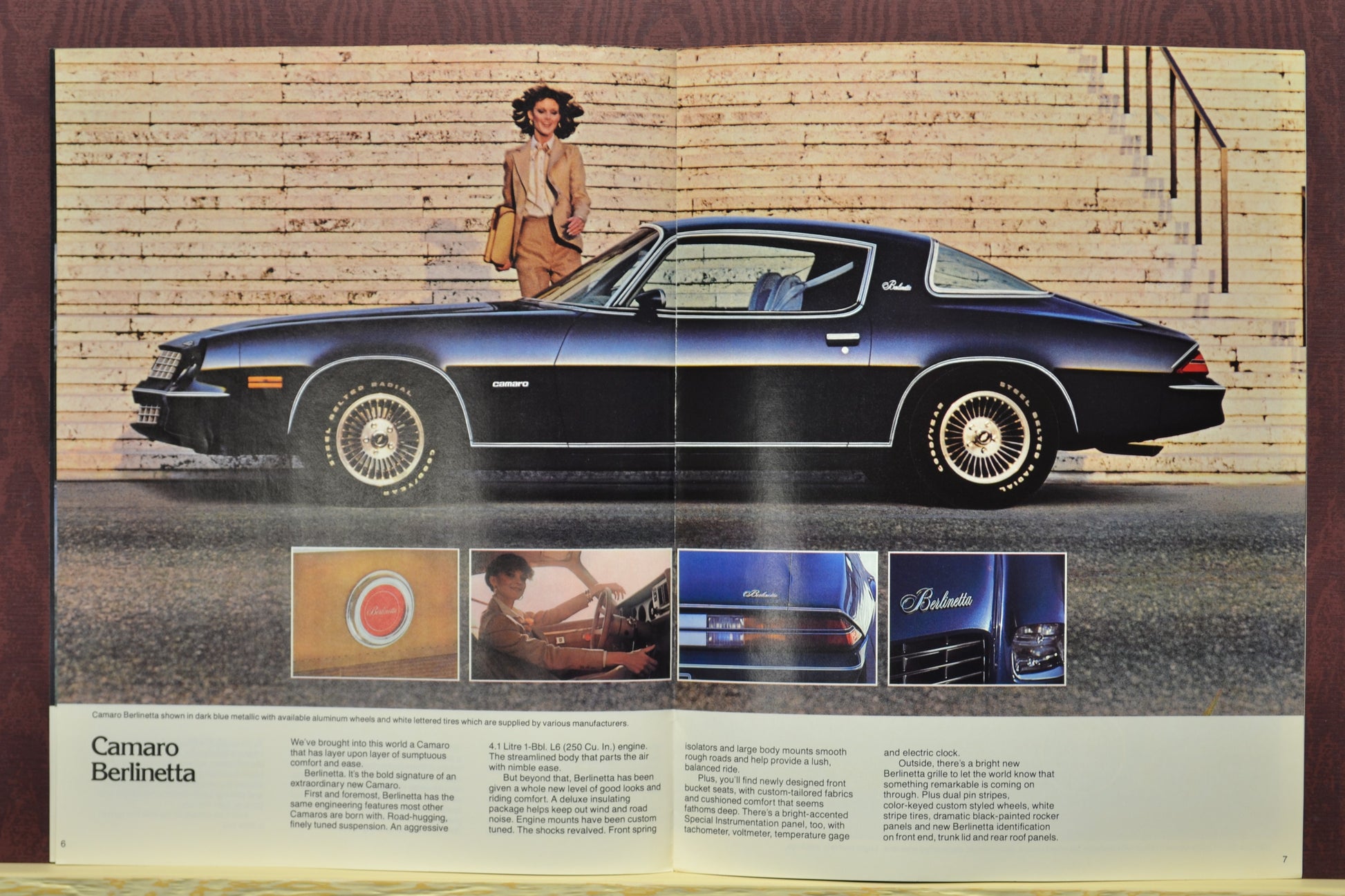 1979 Chevrolet Camaro ad brochure, Berlinetta